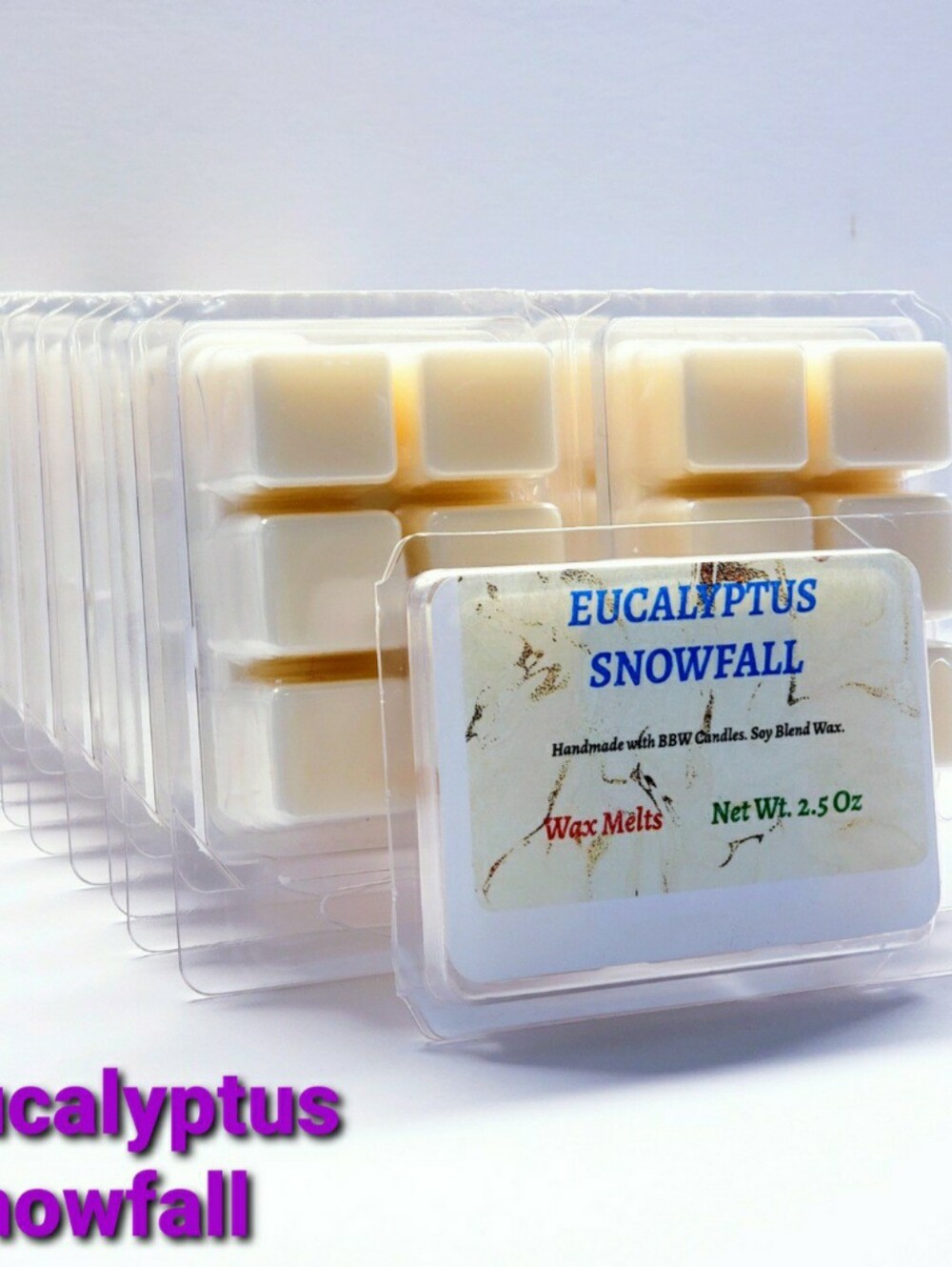 EUCALYPTUS SNOWFALL -Bath & Body Works Candle Wax Melts- $8 per pack